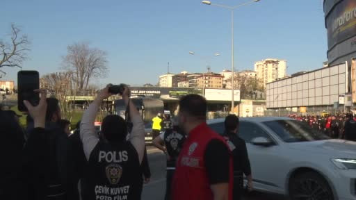 Trendyol Süper Lig’in 28. haftasında bu akşam Fenerbahçe'ye konuk olacak Beşiktaş, stadyuma...