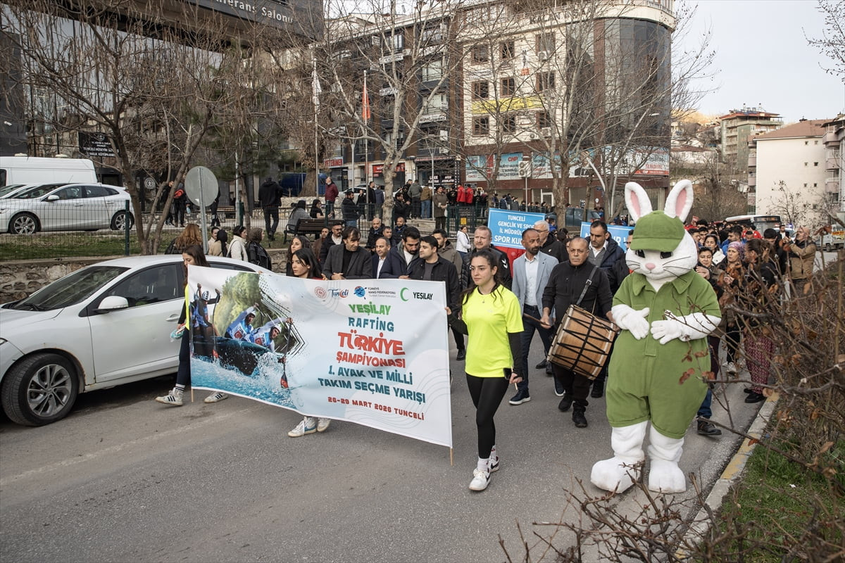 Tunceli'de yarın başlayacak Yeşilay Türkiye Rafting Şampiyonası 1. Ayak ve Milli Takım Seçme...