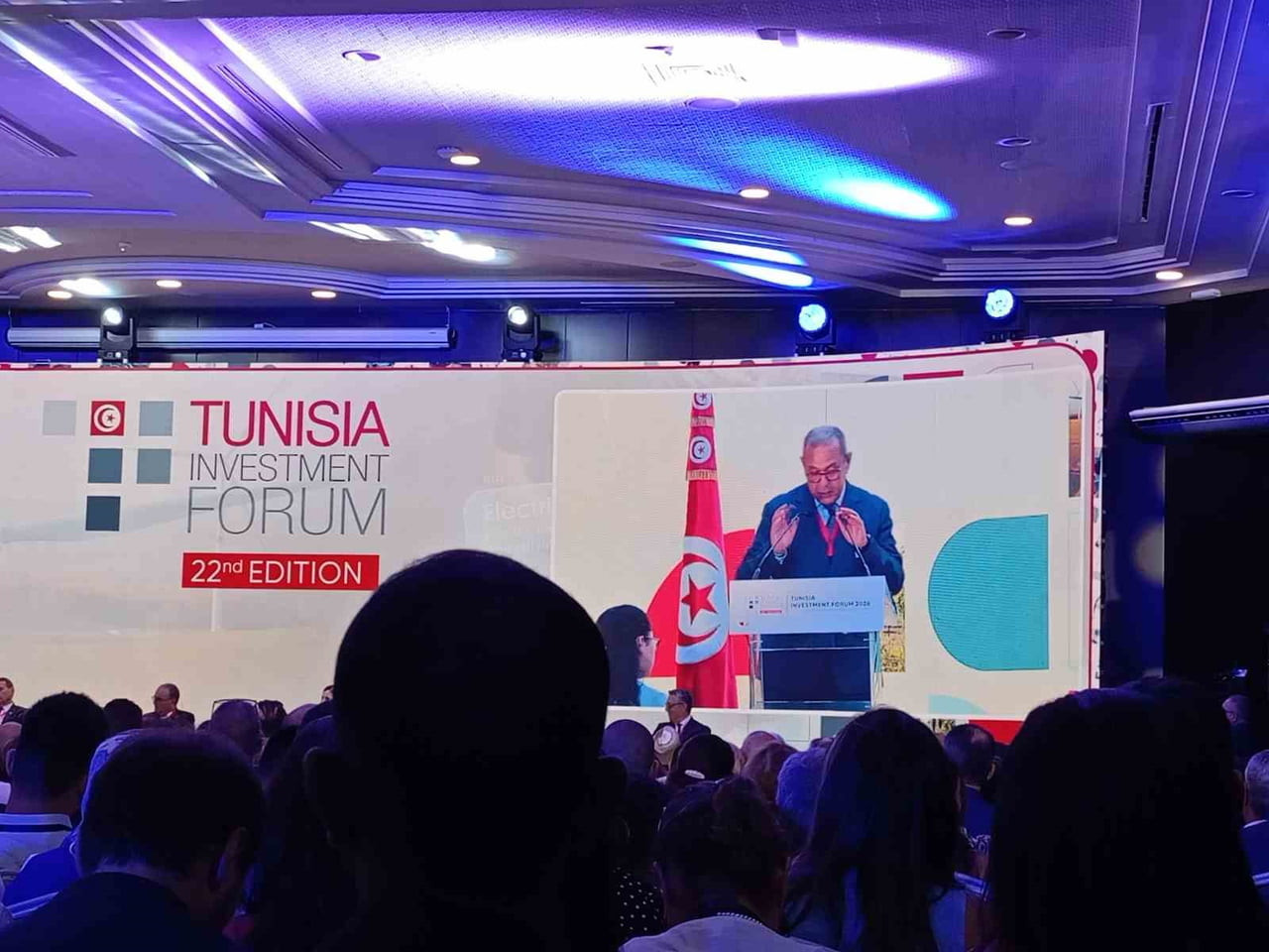TUNUS'TA YATIRIMCILARI BİR ARAYA GETİREN 22'NCİ YATIRIM FORUMU BAŞLADI.