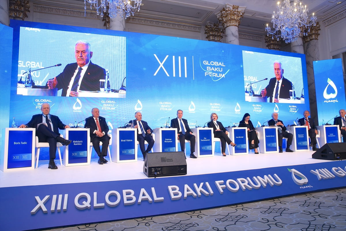 Türk Devletleri Teşkilatı (TDT) Aksakallar Konseyi Başkanı Binali Yıldırım, "13. Küresel Bakü...