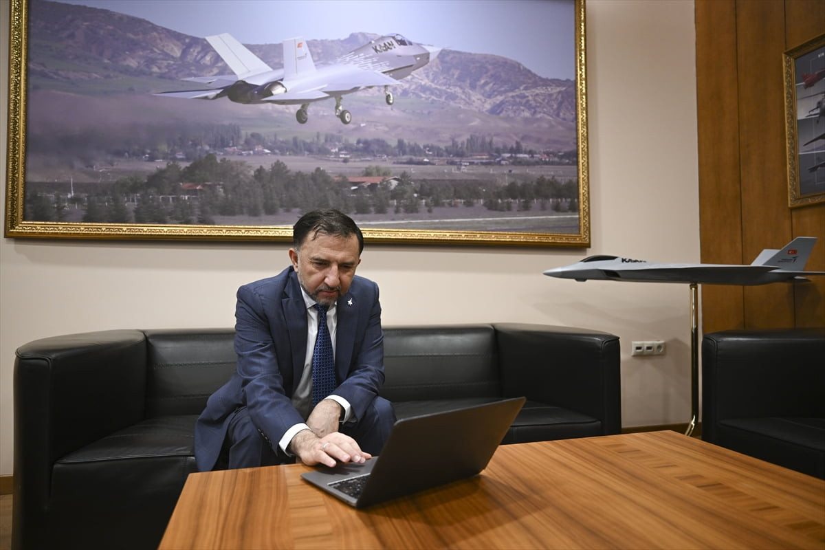 Türk Havacılık ve Uzay Sanayii (TUSAŞ) Genel Müdürü Mehmet Demiroğlu, Anadolu Ajansının (AA)...