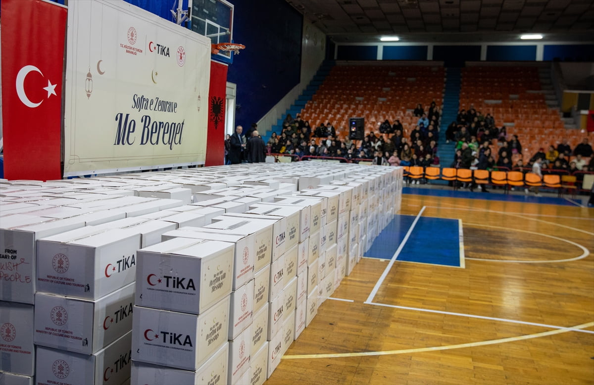 Türk İşbirliği ve Koordinasyon Ajansı Başkanlığı (TİKA), ramazan ayı dolayısıyla Arnavutluk'ta...