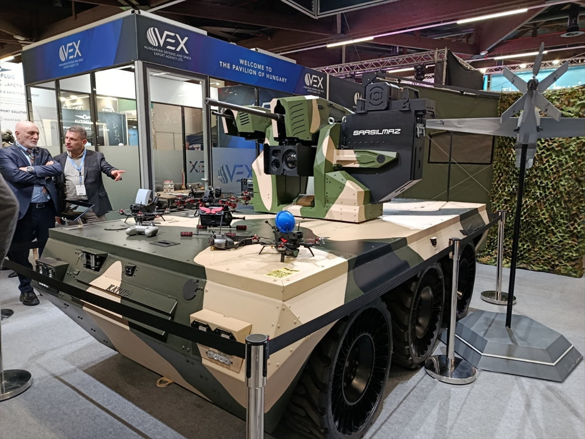 Türk savunma sanayisi şirketi SARSILMAZ, Almanya'daki Enforce TAC Fuarı'nda insansız savunma...