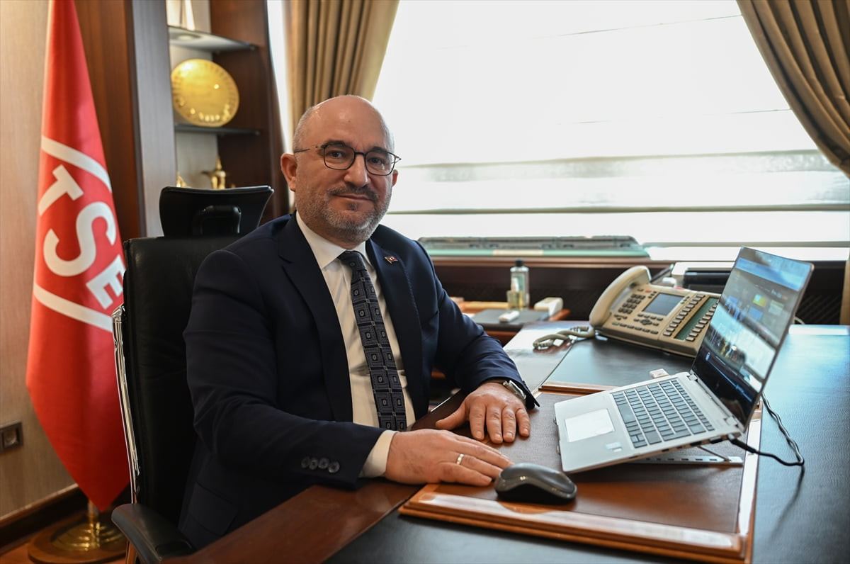 Türk Standardları Enstitüsü (TSE) Başkanı Mahmut Sami Şahin, Anadolu Ajansının (AA) gözünden...