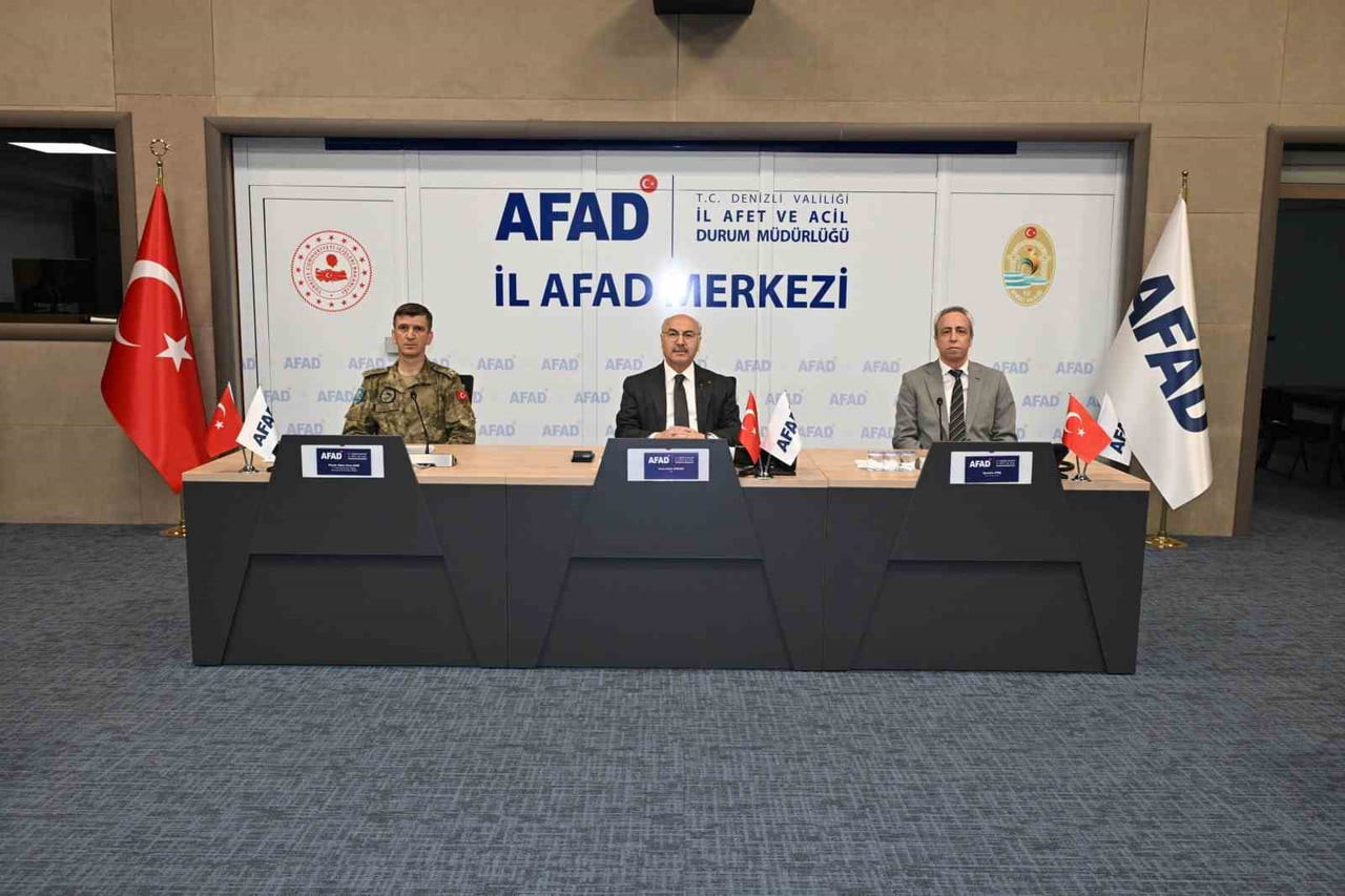 TÜRKİYE AFET MÜDAHALE PLANI (TAMP) KAPSAMINDA, DENİZLİ'DE BUGÜN İCRA EDİLEN DENİZLİ YEREL DÜZEY...