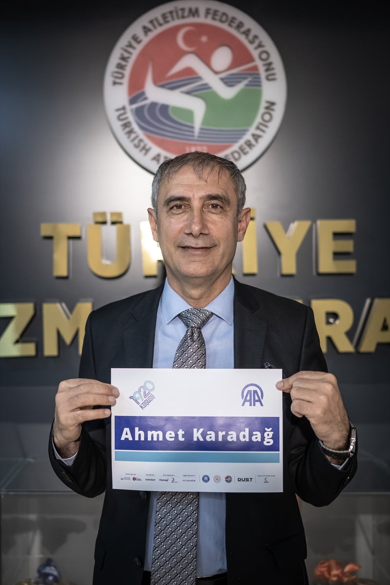 Türkiye Atletizm Federasyonu Başkanı Ahmet Karadağ, Anadolu Ajansının kuruluş yıl dönümü...