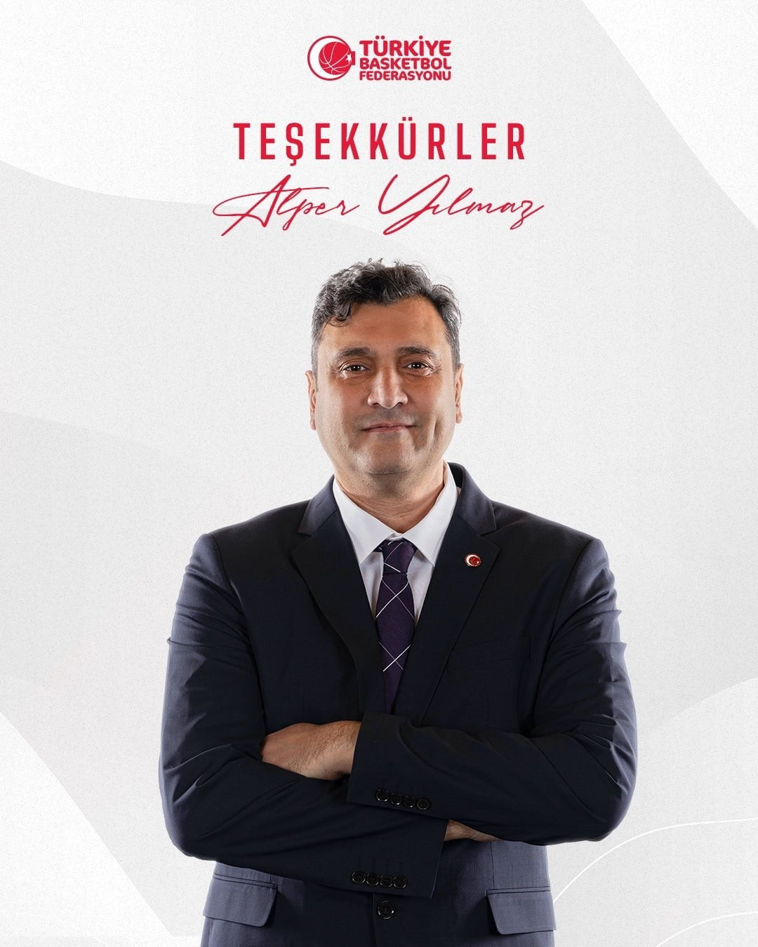 TÜRKİYE BASKETBOL FEDERASYONU, SPORTİF DİREKTÖRLÜK GÖREVİNİ TAMAMLAYAN ALPER YILMAZ’A TEŞEKKÜR...