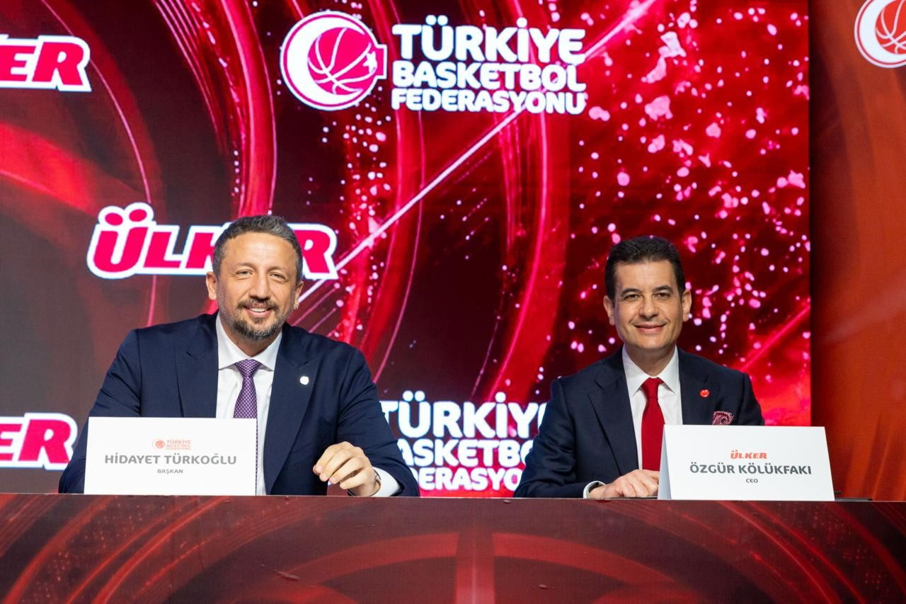 TÜRKİYE BASKETBOL FEDERASYONU (TBF) İLE ÜLKER ARASINDA MİLLİ TAKIMLAR RESMİ SPONSORLUĞU, BASKETBOL...
