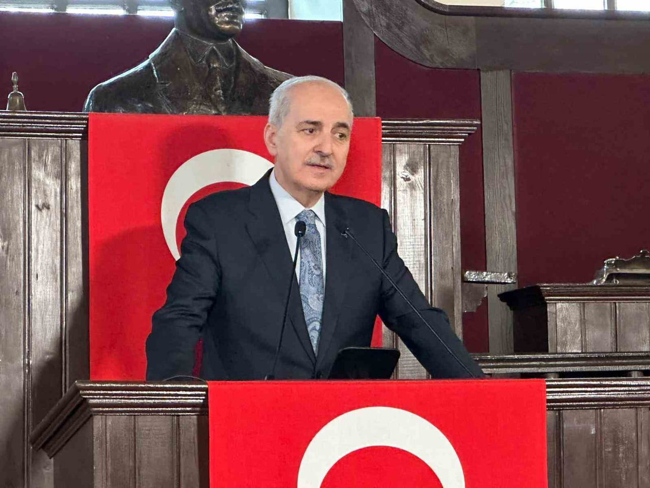 TÜRKİYE BÜYÜK MİLLET MECLİSİ (TBMM) BAŞKANI NUMAN KURTULMUŞ, "GERÇEKTEN BU İSTİKLAL MADALYASININ...