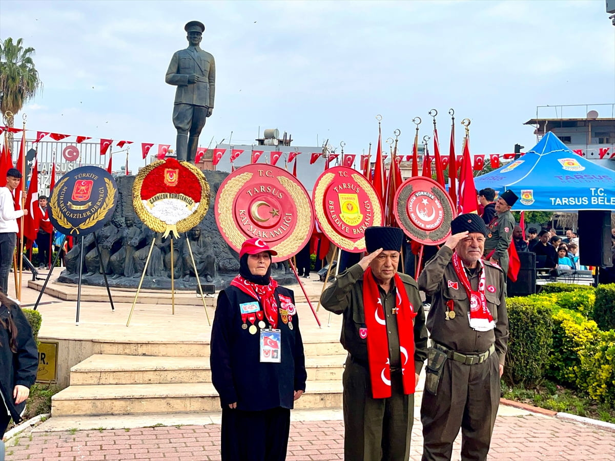 Türkiye Cumhuriyeti'nin kurucusu Gazi Mustafa Kemal Atatürk'ün Mersin ve Tarsus'a gelişinin 103....