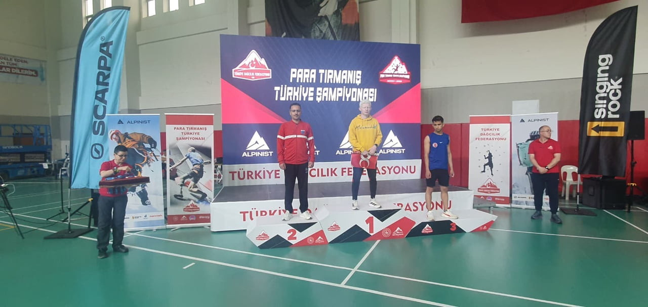 TÜRKİYE DAĞCILIK FEDERASYONU TARAFINDAN DÜZENLENEN PARA TIRMANIŞ TÜRKİYE ŞAMPİYONASI, ENGELLİ...