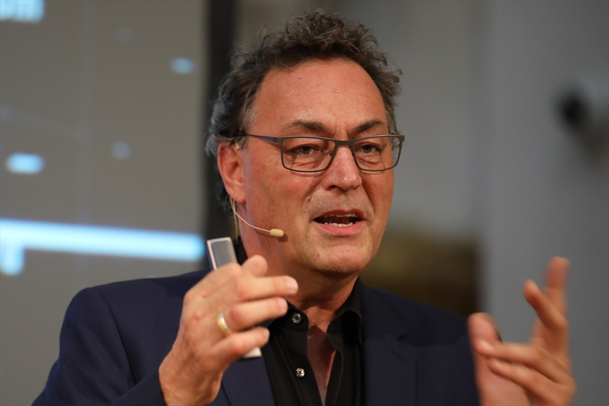 Türkiye E-Ticaret Haftası kapsamında dünyaca ünlü fütürist Gerd Leonhard İstanbul'daki etkinlikte...
