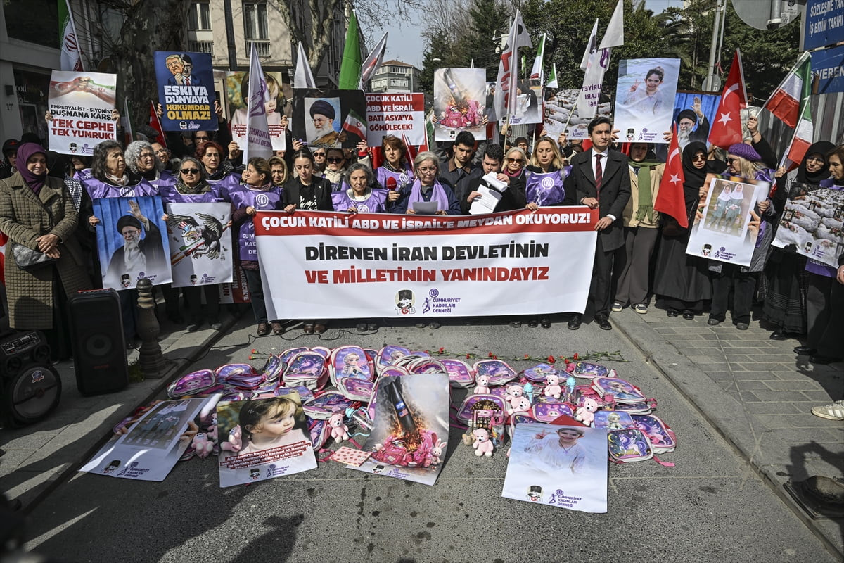 Türkiye Gençlik Birliği (TGB) ve Cumhuriyet Kadınları Derneği, ABD ve İsrail'in saldırılarını...