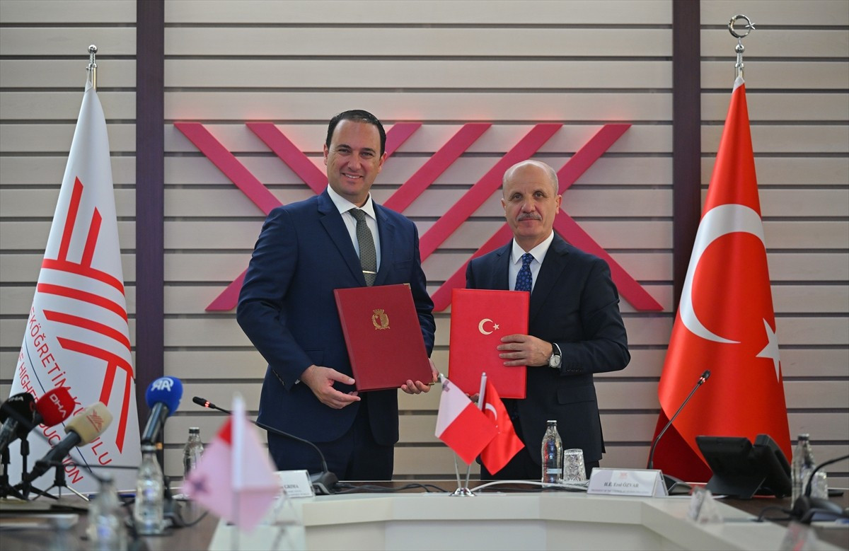 Türkiye ile Malta arasında yükseköğretim alanında işbirliği yapılmasına yönelik mutabakat...