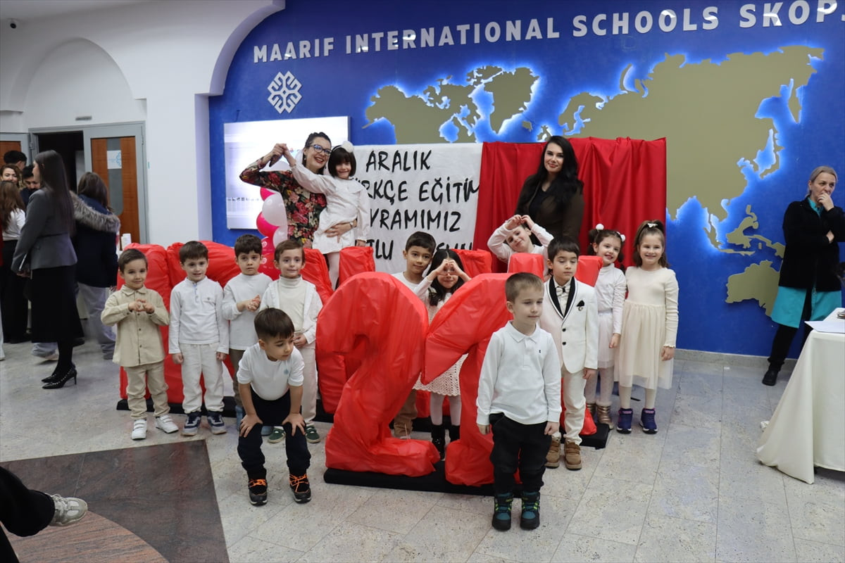 Türkiye Maarif Vakfının (TMV) Kuzey Makedonya'daki okullarınca "Türkçe Eğitim Günü" kutlandı....