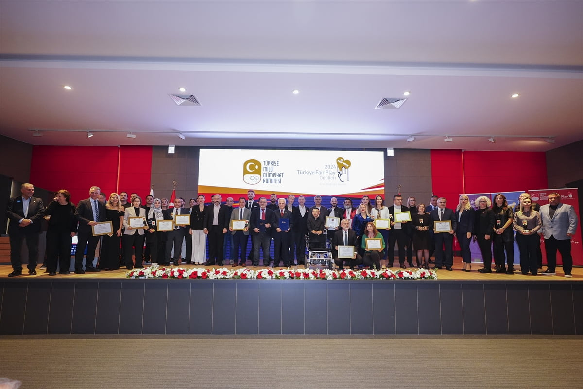 Türkiye Milli Olimpiyat Komitesi (TMOK) tarafından düzenlenen 2024 Türkiye Fair Play Ödülleri...