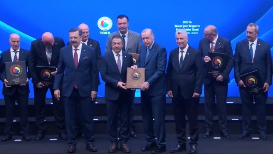 TÜRKİYE ODALAR VE BORSALAR BİRLİĞİ’NİN (TOBB) 2026 YILI HİZMET ŞEREF BELGESİ VE PLAKET TAKDİM...