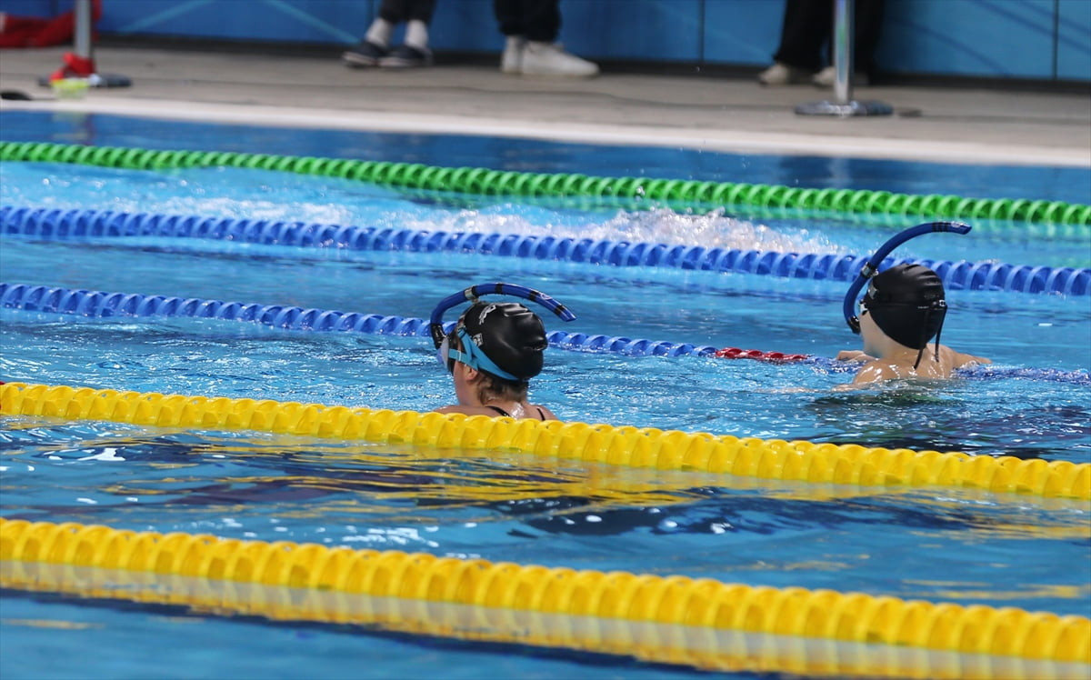 Türkiye Sualtı Sporları Federasyonu (TSSF) tarafından düzenlenen Paletli Yüzme Türkiye Şampiyonası...