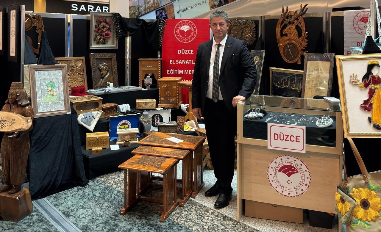 TÜRKİYE'DE 6 TANE OLAN VE BİR TANESİ DE DÜZCE'DE BULUNAN EL SANATLARI EĞİTİM MERKEZİ ANKARA'DA...
