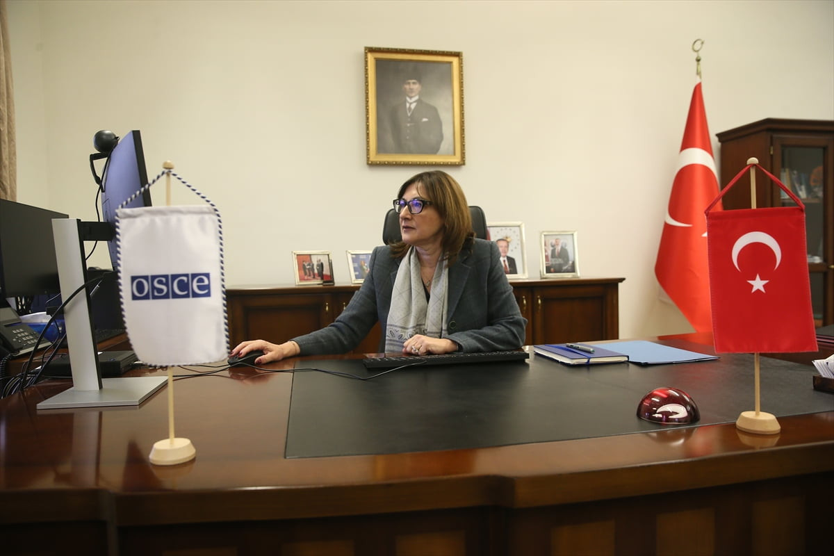 Türkiye'nin Avrupa Güvenlik ve İşbirliği Teşkilatı (AGİT) Daimi Temsilcisi Büyükelçi Zeynep...