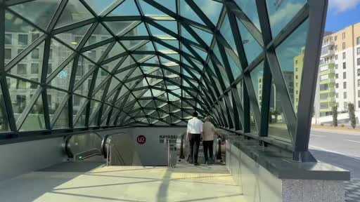 Türkiye'nin en yeni metro hattı ilk gününde 10 bin 21 yolcu taşıdı
