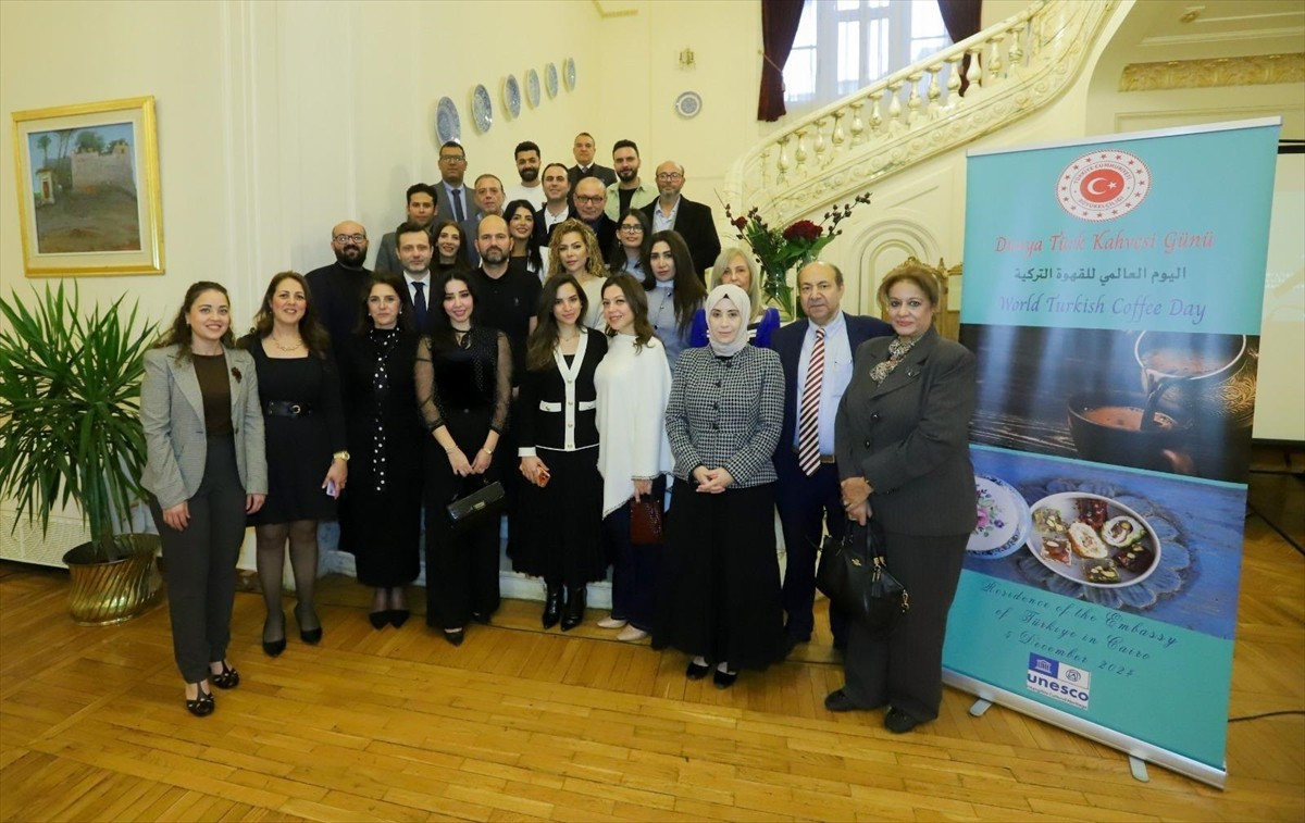 Türkiye'nin Kahire Büyükelçiliği, Türk kahvesini tanıtmak için 5 Aralık Dünya Türk Kahvesi Günü...