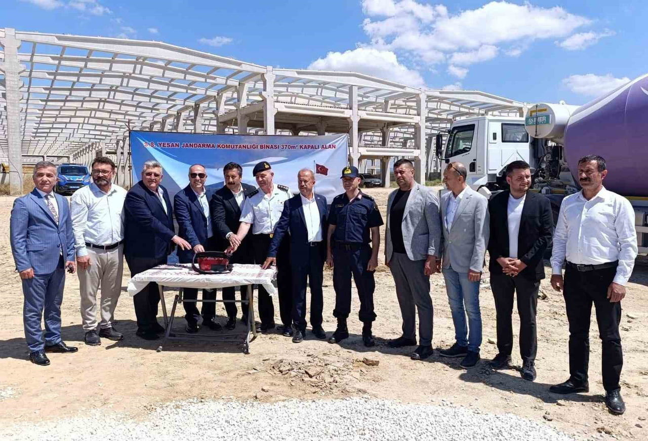 TÜRKİYE'YE ÖRNEK YATIRIMIN OLDUĞU ALANA JANDARMA KARAKOLU YAPILIYOR
