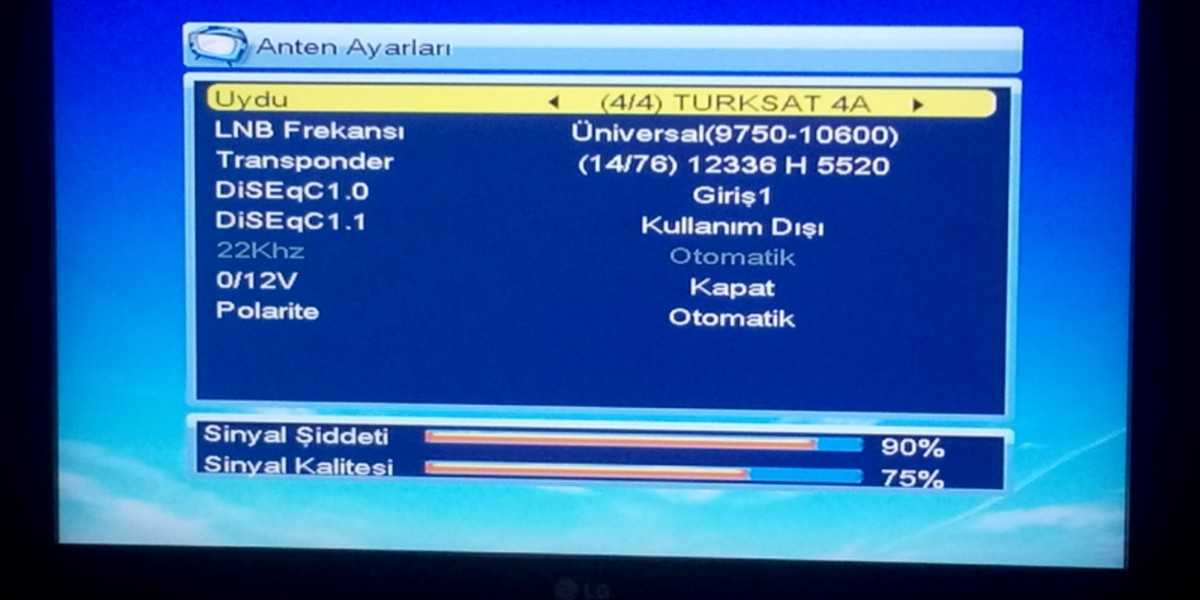 TV DEN Uydu Ayaları