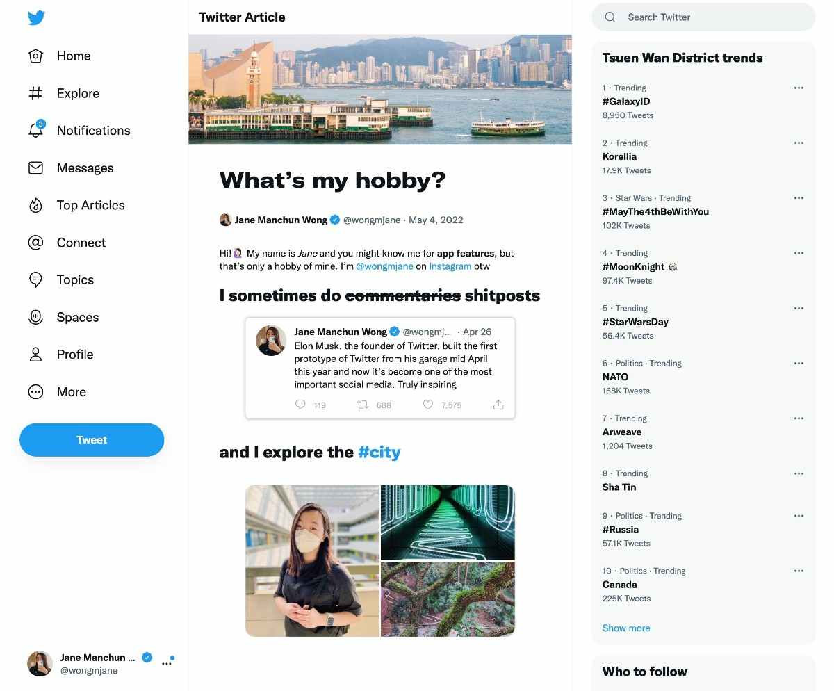 Twitter Notes