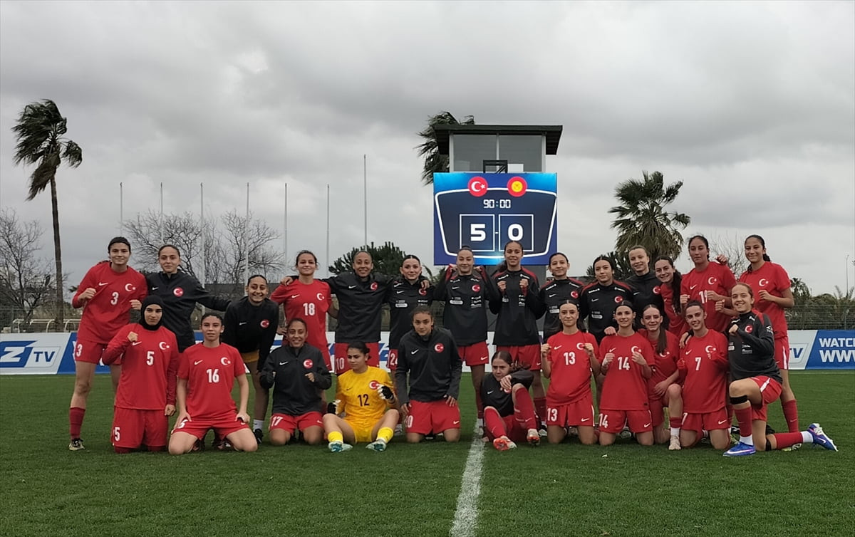 U17 Kız Milli Futbol Takımı, UEFA U17 Kadınlar Avrupa Şampiyonası 2. Tur hazırlıkları kapsamında...