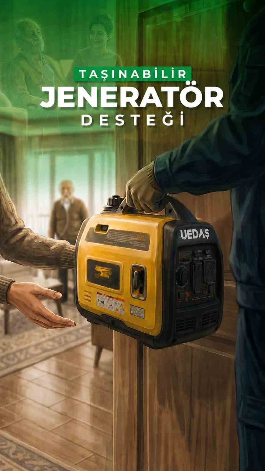 UEDAŞ, DESTEK CİHAZINA BAĞLI HASTALARIN ELEKTRİK KESİNTİLERİNDEN ETKİLENMEMESİ İÇİN ÖNCELİKLİ...