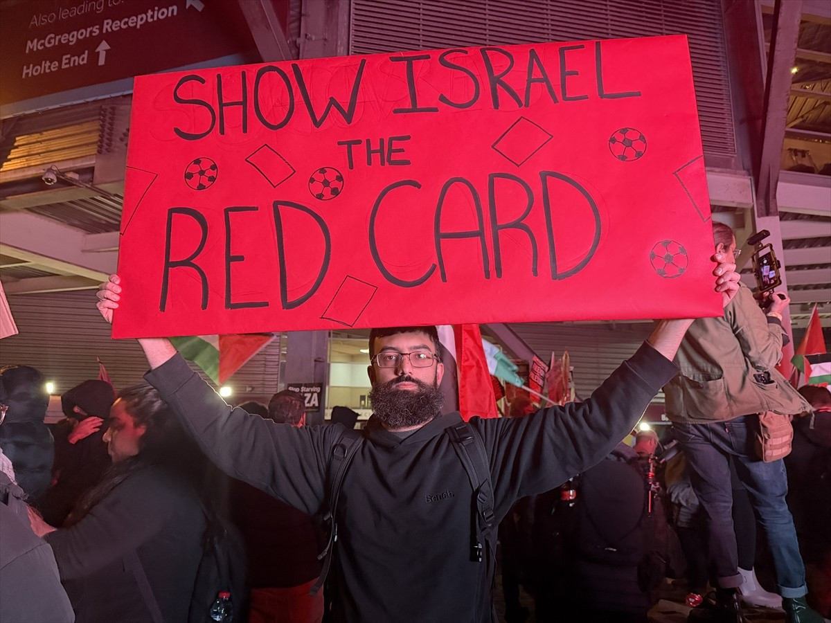 UEFA Avrupa Ligi'ndeki Aston Villa-Maccabi Tel Aviv maçı öncesinde İsrail'in uluslararası...