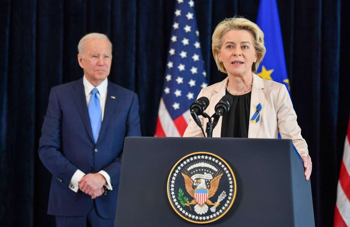 Ukrayna Başkanı Leyen basına konuştu
