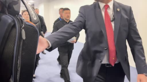 Ukrayna Cumhurbaşkanı Volodimir Zelenskiy, Ankara’da düzenlenen 36. NATO Devlet ve Hükümet...