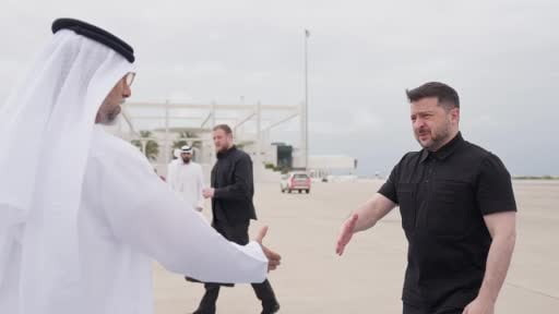 Ukrayna Devlet Başkanı Vladimir Zelenskiy, Birleşik Arap Emirlikleri (BAE) ile güvenlik ve savunma...