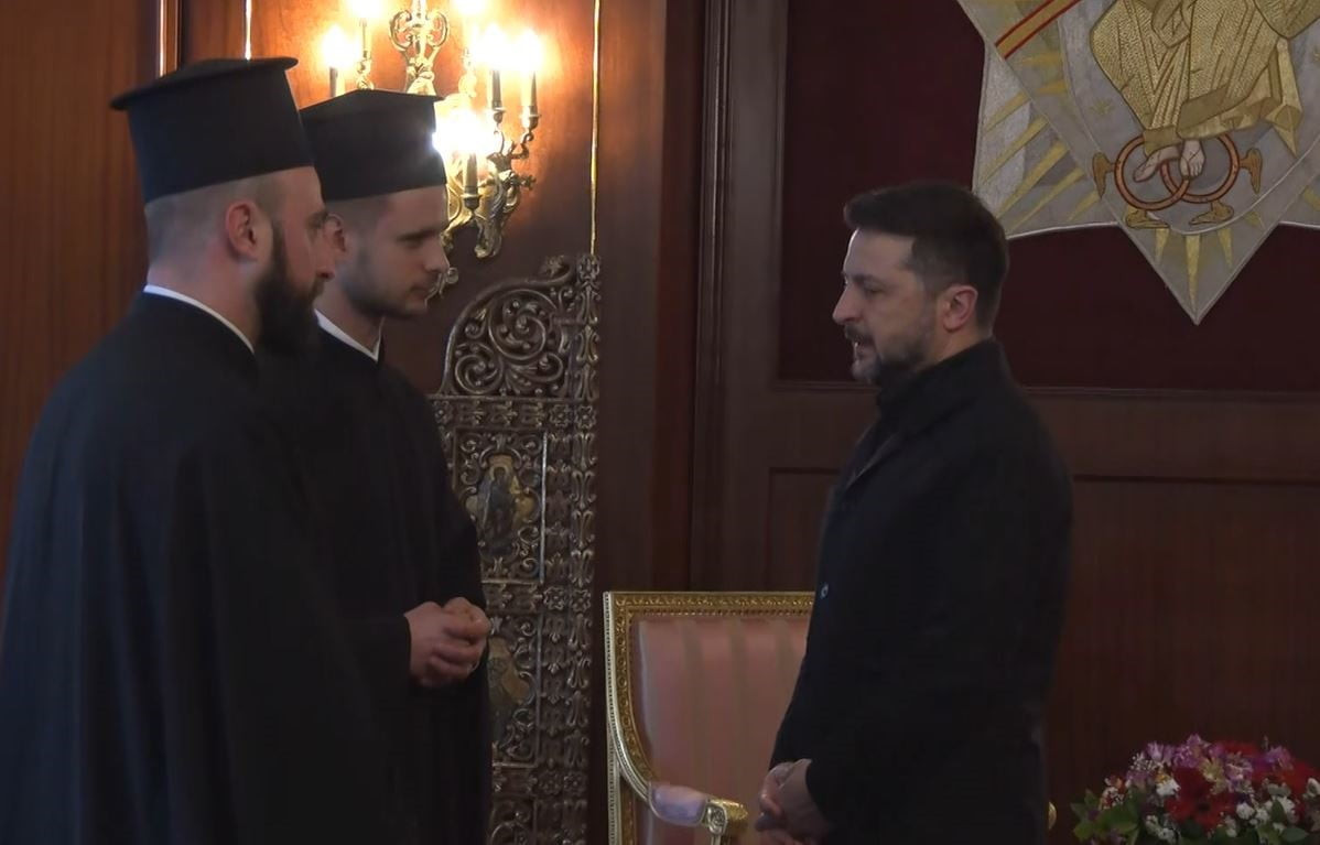 UKRAYNA DEVLET BAŞKANI ZELENSKİY, RUM PATRİKHANESİ'NDE