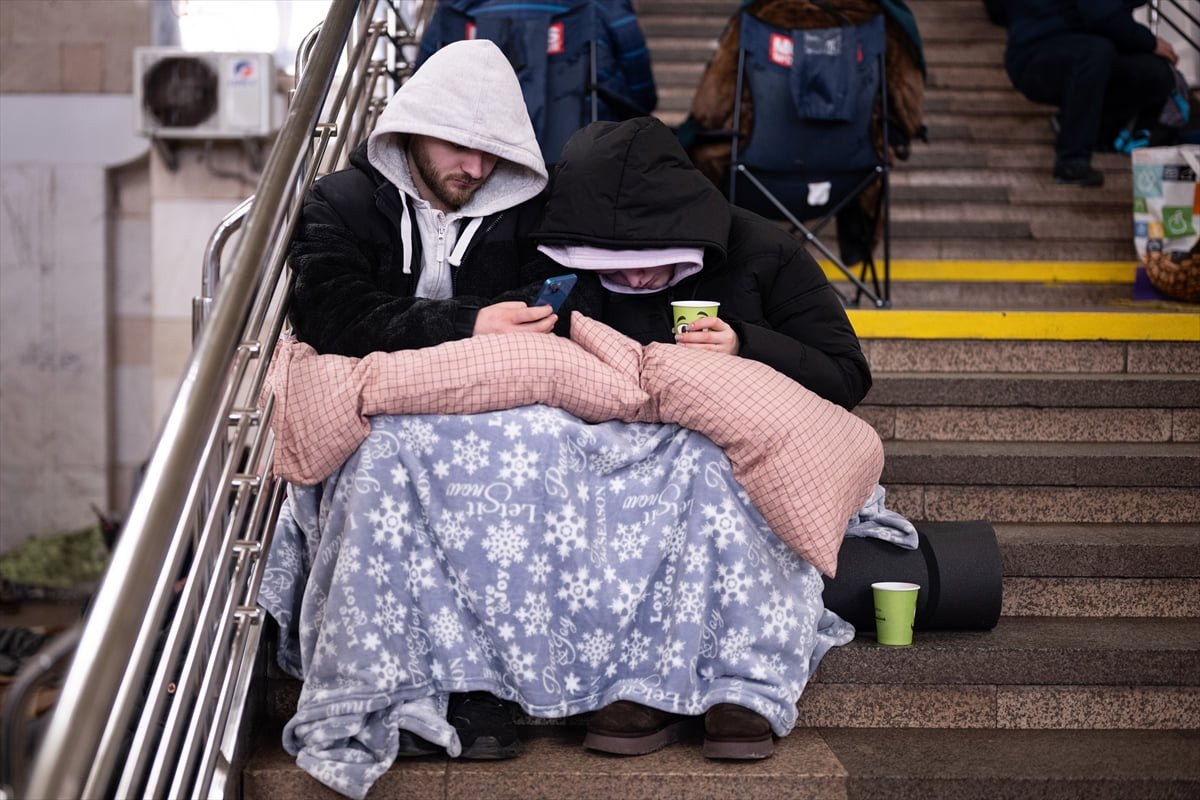 Ukrayna Ordusu Hava Savunma Kuvvetleri Komutanlığı, Rus ordusunun, gece yarısından bu yana başkent...