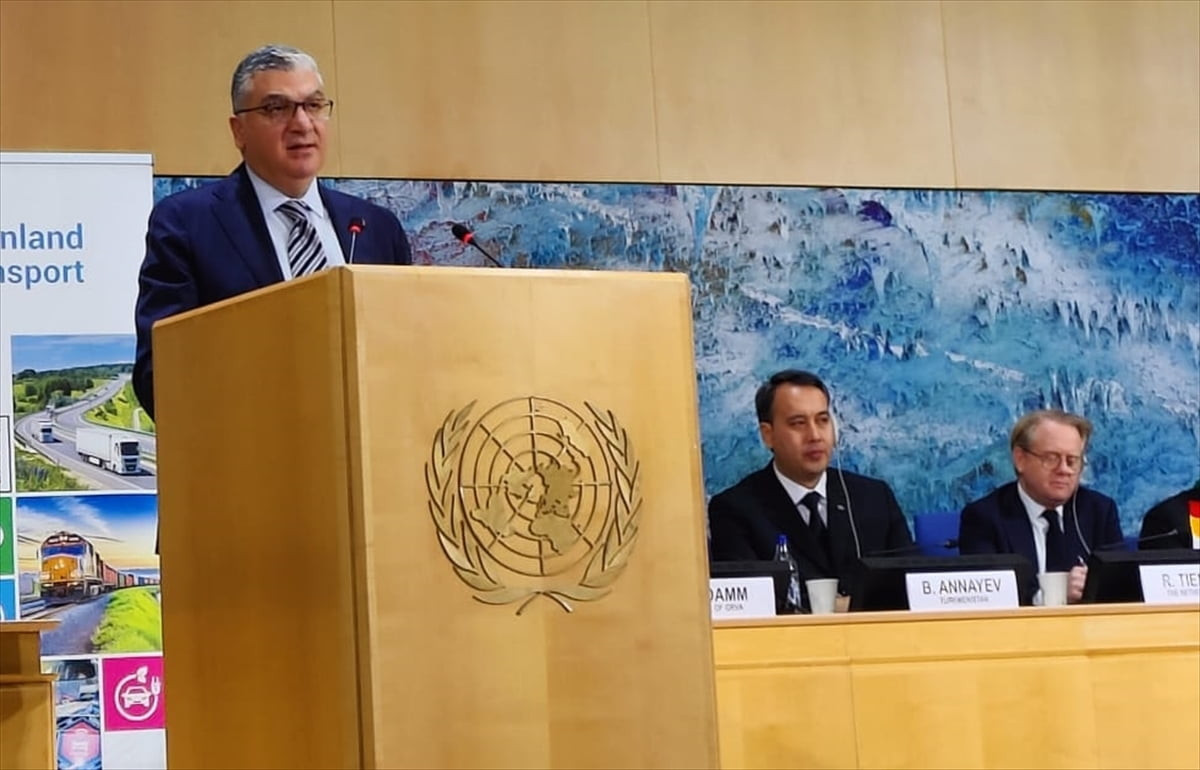 Ulaştırma ve Altyapı Bakan Yardımcısı Durmuş Ünüvar, Birleşmiş Milletler (BM) Avrupa Ekonomik...