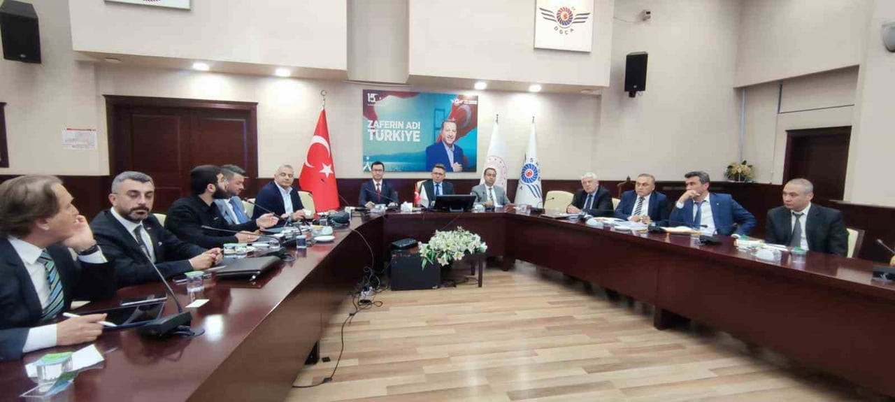 ULAŞTIRMA VE ALTYAPI BAKANLIĞI İLE TURKA YETKİLİLERİNİN KATILDIĞI TOPLANTIDA, TÜRKİYE'NİN 34...