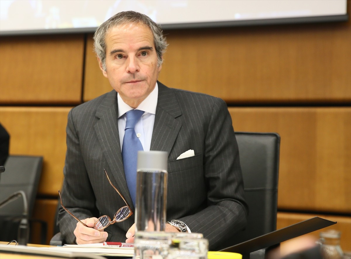 Uluslararası Atom Enerjisi Ajansı (UAEA) Başkanı Rafael Mariano Grossi, UAEA Yönetim Kurulunun...