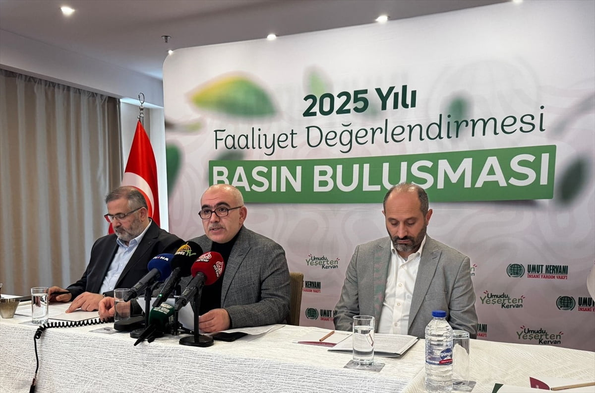 Umut Kervanı Vakfı, 2025 yılında yurt içi ve yurt dışında toplam 327 milyon 351 bin 473 lira...