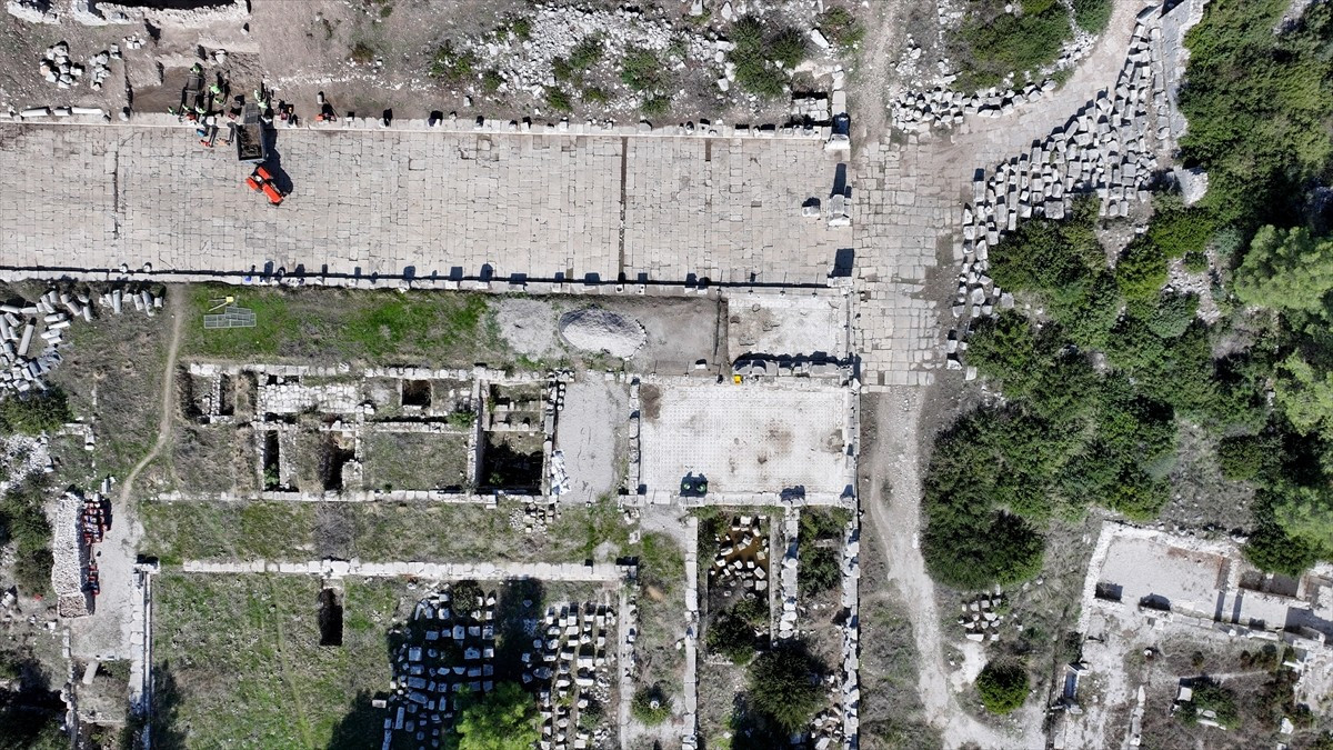 UNESCO Dünya Kültür Miras Listesi'nde yer alan Antalya'nın Kaş ilçesindeki Xanthos Antik Kenti...