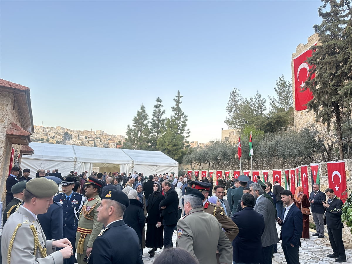 Ürdün’de, 18 Mart Şehitleri Anma Günü ve Çanakkale Zaferi’nin 111. yıl dönümü kapsamında anma...