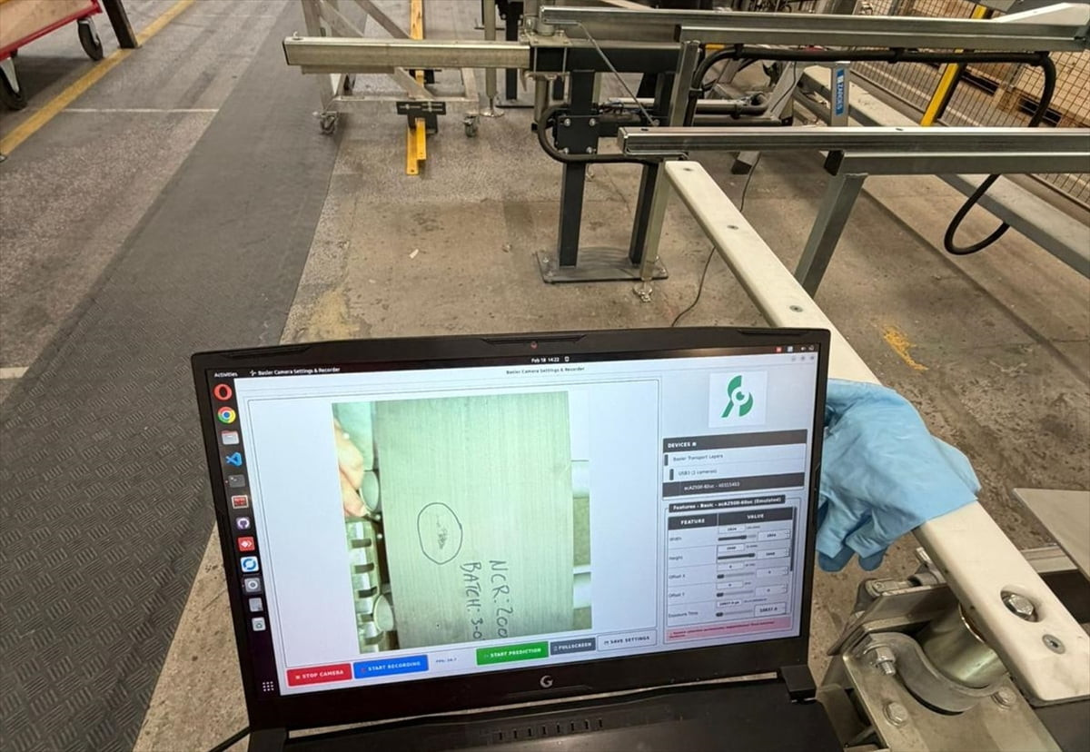 Üretim hatlarında insan gücüne dayalı denetimleri otomatikleştiren yerli yapay zeka destekli...