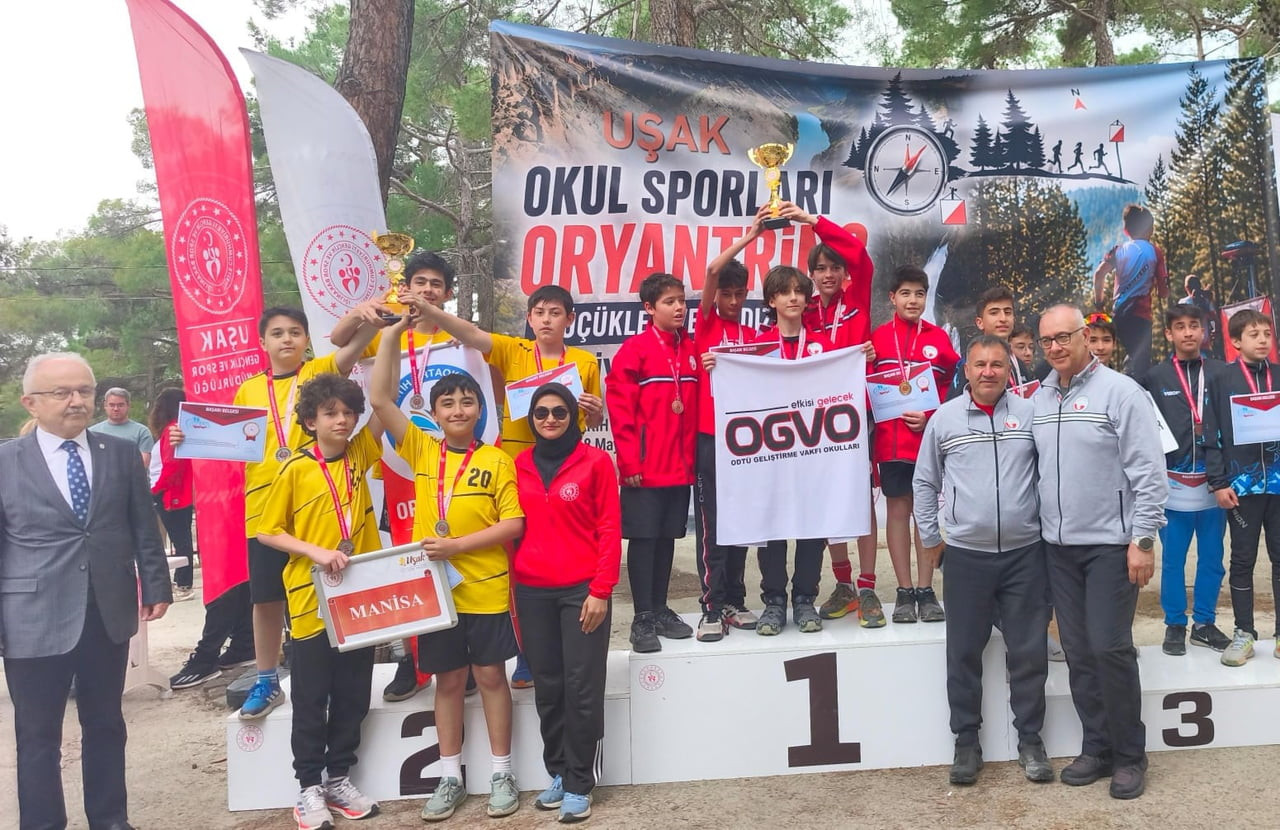 UŞAK’TA DÜZENLENEN OKUL SPORLARI ORYANTİRİNG YILDIZ ERKEKLER TÜRKİYE BİRİNCİLİĞİ’NDE MANİSA’YI...