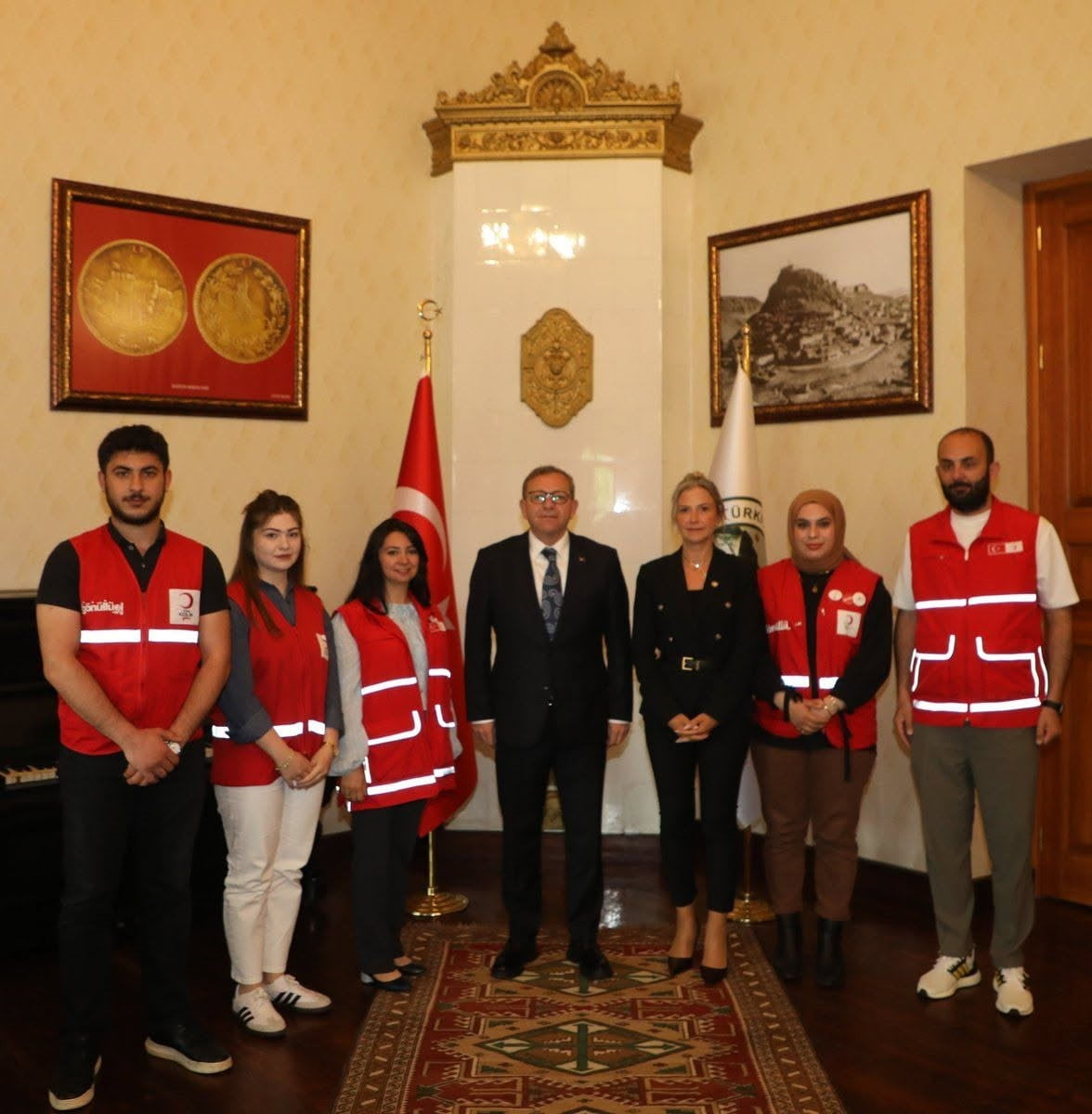 VALİ ZİYA POLAT’TAN KIZILAY’A 158. KURULUŞ YIL DÖNÜMÜ TEBRİĞİ(KARS-İHA)
