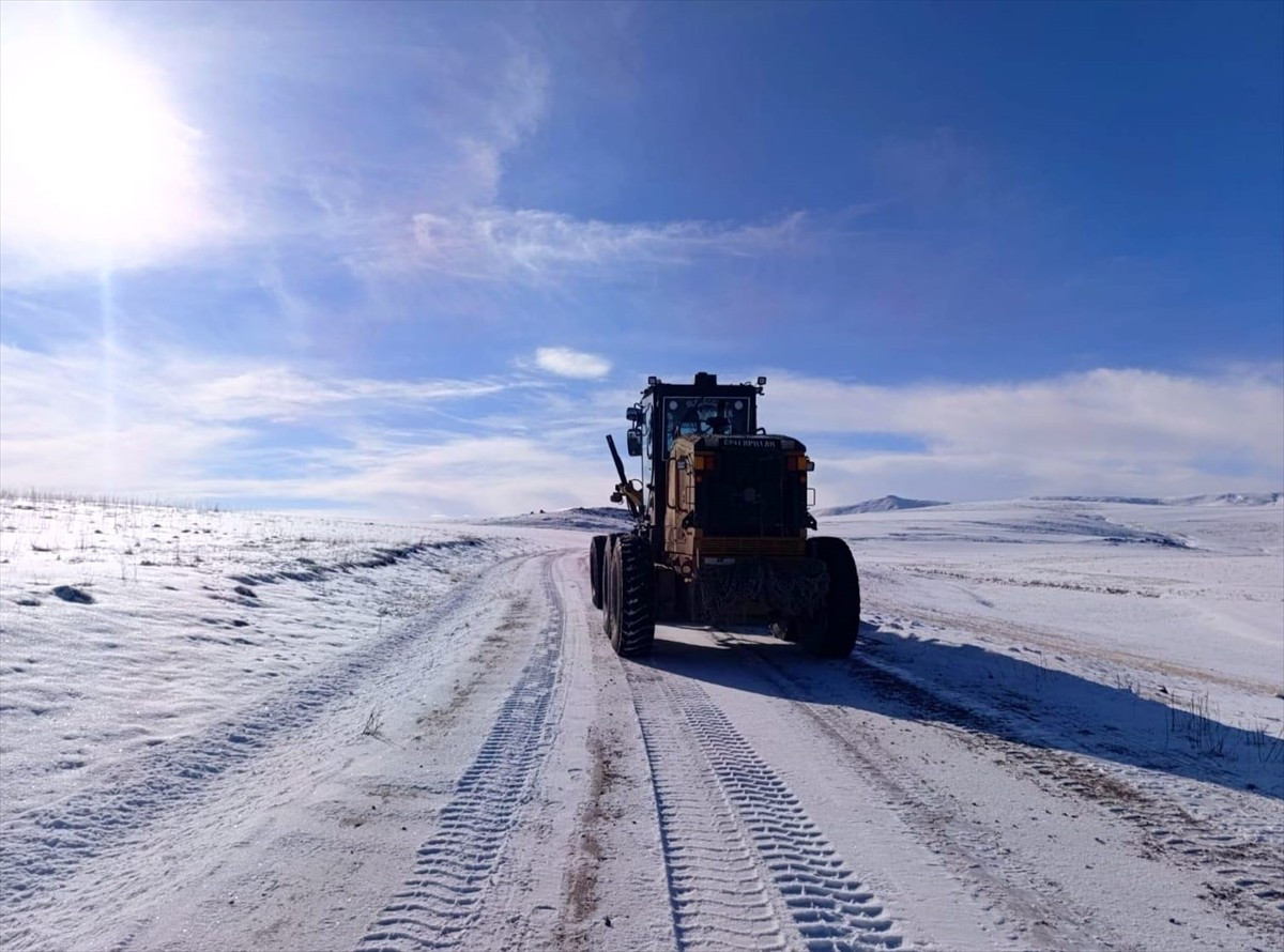 Van'da kar ve tipi nedeniyle kapalı olan 14 yerleşim yerinin yolu açıldı.