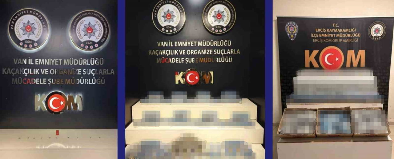 VAN’DA POLİS EKİPLERİNCE YÜRÜTÜLEN KAÇAKÇILIK VE ORGANİZE SUÇLARLA MÜCADELE ÇALIŞMALARI KAPSAMINDA...