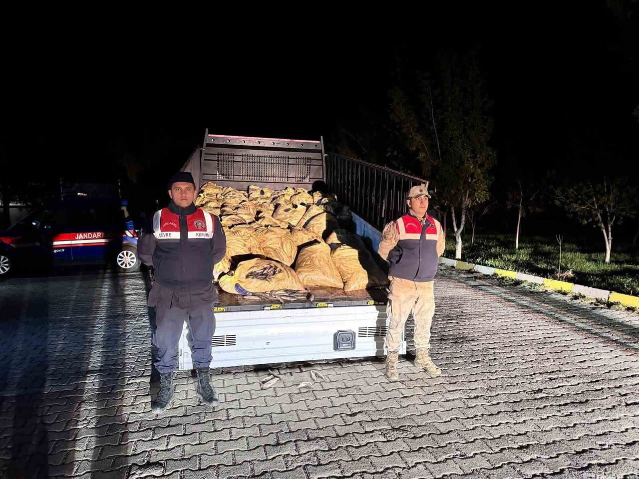 VAN’IN MURADİYE İLÇESİNDE KAÇAK AVLANAN 800 KİLOGRAM İNCİ KEFALİ BALIĞI ELE...