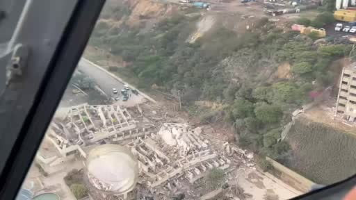 Venezuela’da meydana gelen deprem sonrasında La Guaira eyaletinde meydana gelen yıkıma ilişkin...